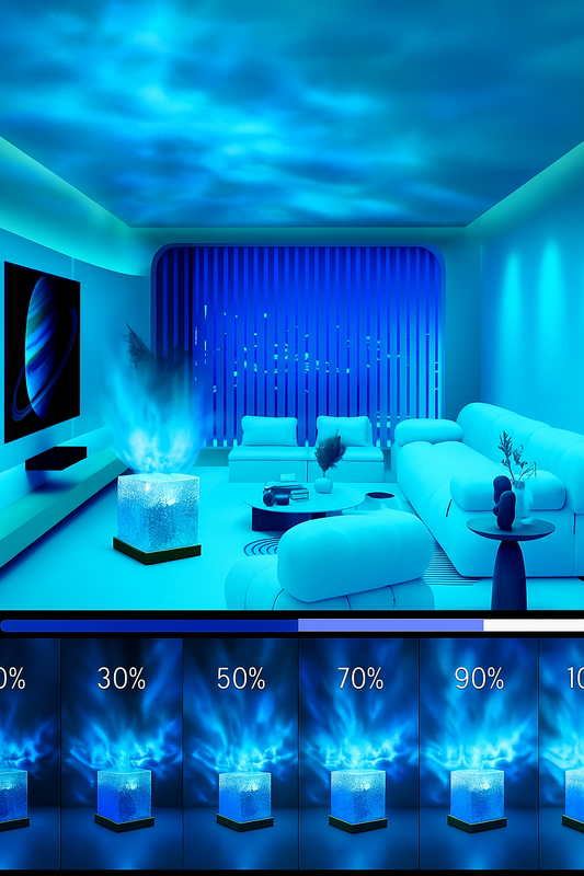 Wave lamp ocean wave projector light